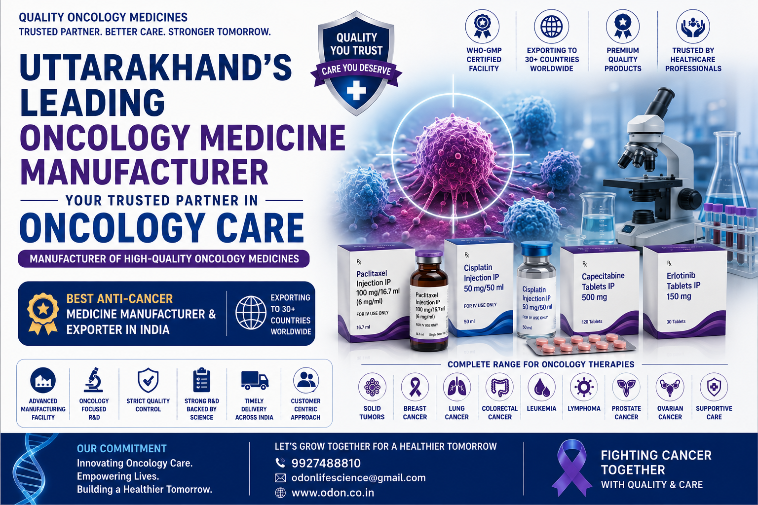 Best Anti-Cancer Medicine Manufacturer & Exporter In India