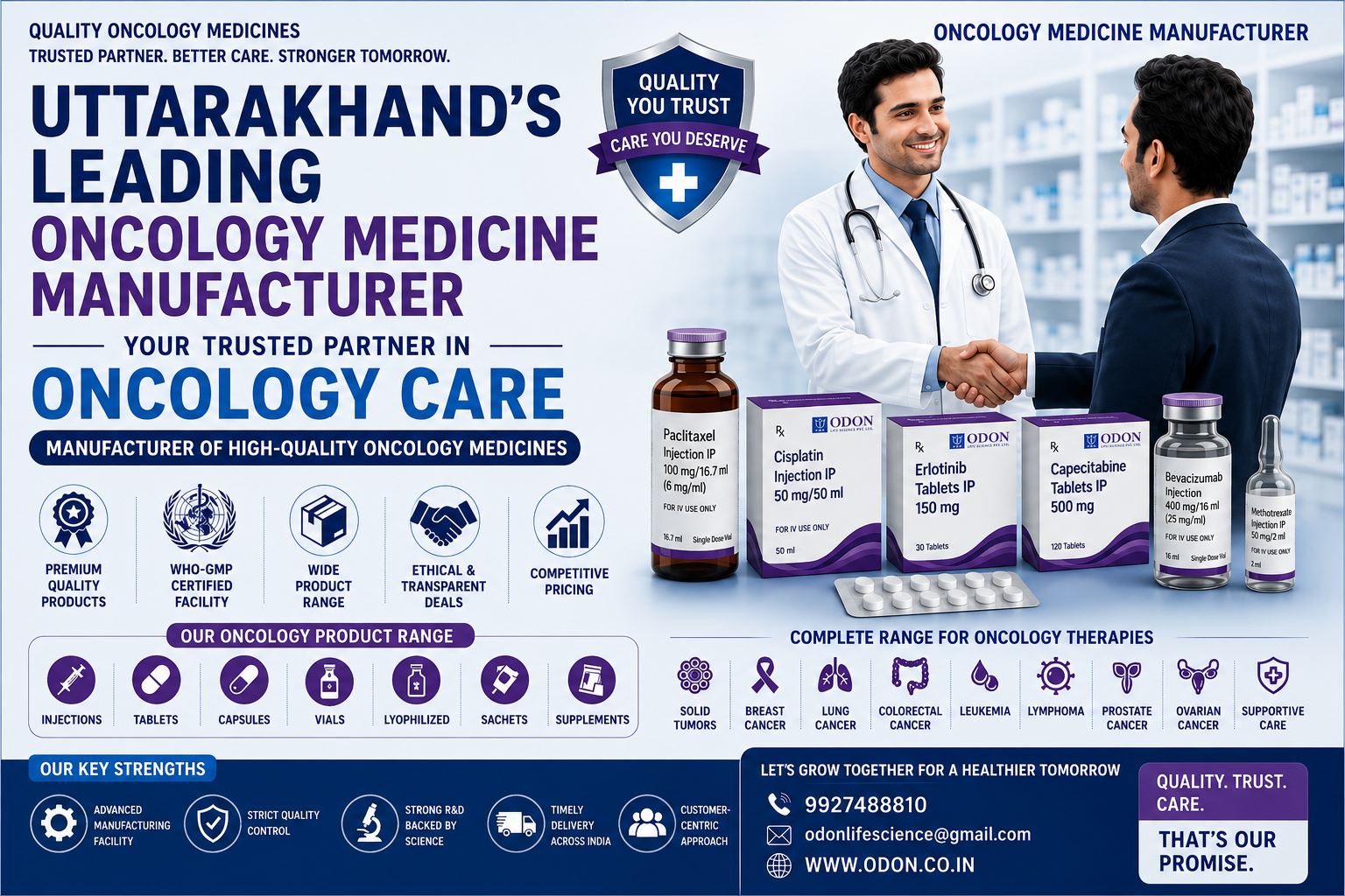 Uttarakhand’s Leading Oncology Medicine Manufacturer